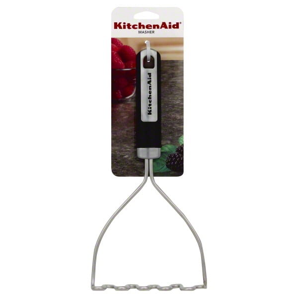 NEW KitchenAid Gourmet Stainless Steel Wire Masher Black Dishwasher Safe